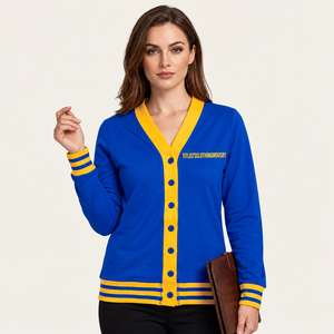 Pulls longs de haute qualité à col en V pour les sororités, les fraternités, les écoles, les collèges et les universités, unisexe - Product Image 3