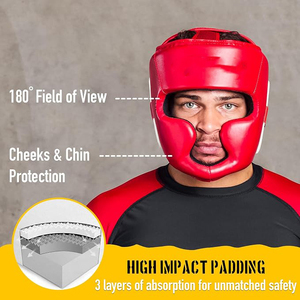 Casque de protection pour la boxe, le MMA, le Muay Thai, l'entraînement et le sparring - Product Image 5