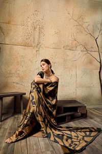 Saris de Algodón Estampados de Moda para Mujer, Colección de Diseñador con Estilo Elegante y Comodidad Premium para Todas las Ocasiones - Product Image 3