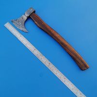 Hache à fendre de luxe en acier Damas, faite à la main, personnalisable, de qualité supérieure, forgée, de qualité industrielle, avec manche en bois de rose – Meilleure vente