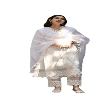 Trajes de Lino de Diseño Elegante Estilo Anarkali Pakistaní para Mujer, Precio de Fábrica, Todas las Tallas, Servicio OEM - Product Image 1