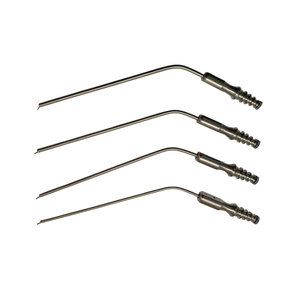 Nouvelle arrivée en acier inoxydable Frazier canule d'aspiration mastoïdien Tube d'aspiration coudé 7 pouces 18cm pointe d'aspiration pour ENT Neuro général - Product Image 4