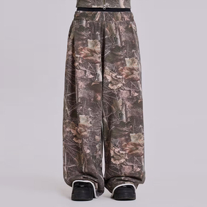 Men's High Street Sports Heavyweight Sweatpants <b>Winter</b> Eco-Friendly Quick Dry Breathable Loose Casual Cotton <b>Trousers</b> Wholesale - Product Image 1