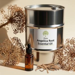 Aceite Esencial Puro de Raíz de Angélica para Aromaterapia, Empaque Personalizado, Aceite Esencial de Raíz de Angélica para Fabricación de Velas - Product Image 5