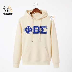 เสื้อผ้ากรีก พิมพ์ลายตัวอักษรกรีก Phi Beta Sigma เสื้อสเวตเชิ้ตผู้ชายทรงปกติ ผ้าเจอร์ซีย์ฝ้าย 100% พิมพ์ลายดิจิทัล - Product Image 2