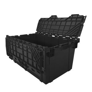 กล่องเก็บของพลาสติกพร้อมฝาปิดแบบพลิกได้ ขนาด 27"x17"x12" - Product Image 3