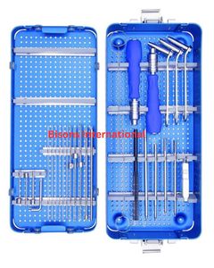 Juego de Instrumentos de Tornillos de Compresión Canulados Sin Cabeza Ortopédicos BISONS 3.0–6.5mm, Kit de Fijación Ósea Quirúrgica con Certificación CE ISO - Product Image 2