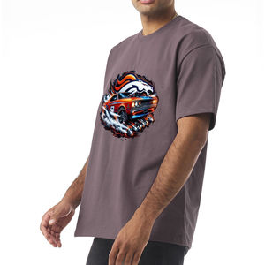 Camiseta Oversize de Algodón 180 GSM con Hombros Caídos, Estilo Urbano, Impresión Personalizada, Venta al por Mayor Directa de Fábrica - Product Image 2