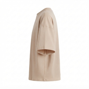 . Haut court uni à manches courtes et col rond pour femme – Vêtement décontracté basique – Fournisseur en gros - Product Image 3
