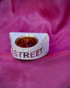 Anillo de Plata 925 con Moissanita Iced Out, Corte Baguette, Estilo Hip Hop, Banda de Piedras Preciosas, Joyería para Aniversario de Bodas - Product Image 4