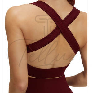 Conjunto de Ropa de Yoga de 3 Piezas de Secado Rápido a Precio de Mayoreo para Mujer, Leggings y Bra para Gimnasio, Conjuntos de Yoga en Venta - Product Image 5