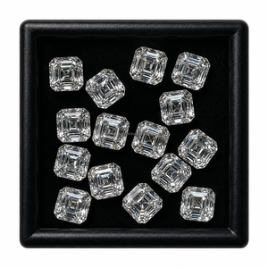 Diamantes Sintéticos Blancos CVD HPHT de 4.90 MM, Claridad VS-Si, Corte Asscher, Cultivados en Laboratorio, Venta Directa al por Mayor de Fabricante Indio - Product Image 3