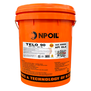 Aceite para engranajes NPOIL TELO 90 GL-4, aceite para engranajes automotrices para transmisión manual y diferencial, 4L 18L, aceite base y aditivos premium. - Product Image 1