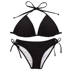 OEM/ODM Personnalisé Ensemble Bikini Brésilien Deux Pièces Taille Haute Sexy pour Femme Grande Taille, Effet Ventre Plat, Respirant, Modèle Cache-Cœur - Product Image 1