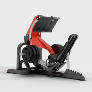 Máquina de prensa de piernas profesional QLI QLP045 de 45 grados con carga de placas para fortalecer cuádriceps, isquiotibiales y glúteos - Product Image 5