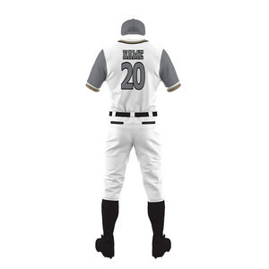 Uniforme de Béisbol Personalizado con Logotipo 2026 para Hombre, Nuevo Diseño, Uniforme de Béisbol de Buena Calidad en Color Sólido con Servicio OEM - Product Image 3