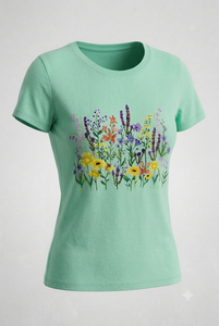 Nueva Llegada, Camiseta de Cuello Redondo para Mujer, Transpirable, Antiarrugas, Informal, con Impresión de Logotipo Personalizado, Alta Calidad, Precio Económico - Product Image 4