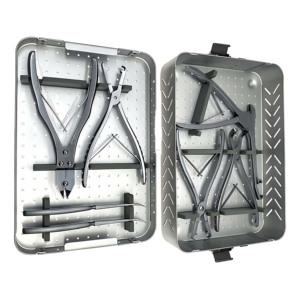 Juego de Instrumentos Quirúrgicos Ortopédicos para Placas de Costillas, 7 Piezas, Herramientas de Fijación Ósea de Acero Inoxidable, Certificación CE ISO, Proveedor Mayorista - Product Image 1