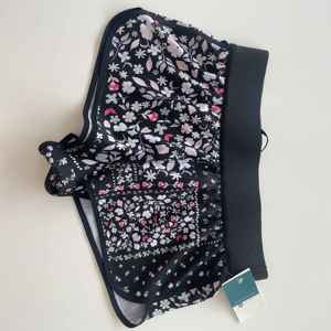 Women Floral <b>Patchwork</b> Shorts Mid Waist Elastic Breathable Casual With Pockets Printed Knitted Spandex Polyester - Product Image 6
