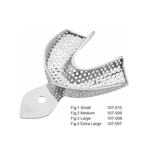Oferta Especial: Bandeja de Impresión Perforada para Mandíbula Inferior, Pequeña, de Acero Inoxidable, Instrumento Quirúrgico Dental para Impresiones Dentales Precisas - Product Image 2