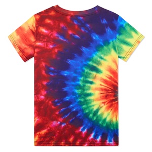 Camisetas Personalizadas con Logotipo, Ropa Urbana Tie-Dye de Alta Calidad, Camisetas y Pantalones Cortos Coloridos de Moda Holgada para Niños, Bangladesh - Product Image 4
