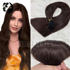 Extensions de cheveux vietnamiens Remy de qualité supérieure 100g, pointes plates infusées à la kératine Hali, pour peaux sensibles, super double tirage, simple tirage - Product Image 6