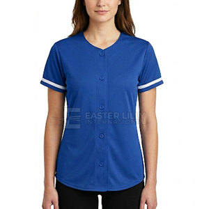 Camiseta Deportiva de Softbol para Mujer, 100% Poliéster, Transpirable, de Secado Rápido, Ligera, Personalizable con Nombre, Número y Logotipo del Equipo - Product Image 3