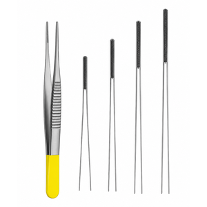 Pinza hemostática manual de acero inoxidable DE Bakey con inserciones TC - Pinza para disección y enucleación con certificación CE para uso genético - Product Image 1