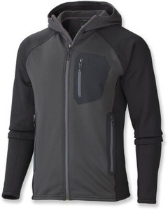 Men's Hooded Windbreaker <b>Jacket</b> <b>Fleece</b> <b>Lining</b> Zipper Closure Casual Outdoor Winter Coat Black - Product Image 2