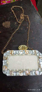 Monedero de resina epoxi, bolso de mano de resina con temática de noche, estilo antiguo para decoración y regalo de bodas - Product Image 5