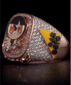 Anillo de Campeonato Personalizado, Joyería Deportiva de Aleación, Cristal, Diamantes de Imitación, Chapado en Oro, Regalo para Baloncesto, Fútbol, Pickleball - Product Image 5