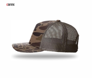 Gorra Trucker de Malla con Camuflaje Personalizado, 5 Paneles, Ajustable, Transpirable, Impermeable, Moderna, Informal, para Adultos, Playa y Viajes - Product Image 3