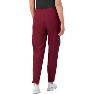 Knitted Drawstring Waist <b>Ankle</b>-Length Pants Women's Casual Mid Rise Solid Color Breathable Spandex Polyester Blend - Product Image 2