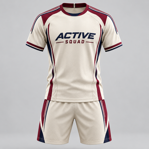 Ensemble d'uniformes de football personnalisés avec logo imprimé, taille unique, noir, sublimation, 100 % polyester, séchage rapide, respirant, unisexe, 2026 - Product Image 3