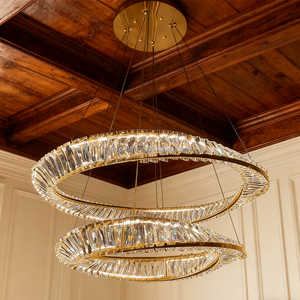 Lampadario di Lusso in Cristallo Design Personalizzato per Sala da Pranzo Hotel Villa Soggiorno Camera da Letto - Product Image 3