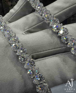 925 Silver Gold Plated Moissanite Hip Hop Tennis Bracelet Round Brilliant Cut Claw <b>Set</b> Iced Chain <b>Bangle</b> for Wedding Party Gift - Product Image 2