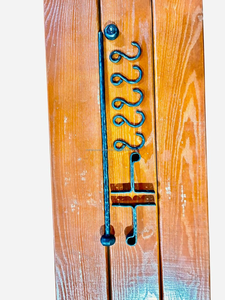 Étagères murales en fer pour cuisine avec crochets, support de rangement métallique robuste, impression numérique plaquée pour l'organisation de la cuisine à domicile - Product Image 3