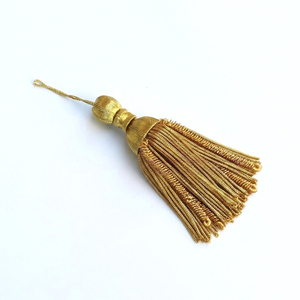 Frange en dentelle de fil d'or pour vêtements, sacs et garnitures, couleur personnalisée, haute qualité - Product Image 4