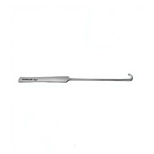 เครื่องมือผ่าตัดสัตว์สำหรับตัดเยื่อแก้วไข่ ขนาด 8 นิ้ว ยี่ห้อ Spay Snook Hook ผลิตจากเหล็กกล้าไร้สนิมเกรดเยอรมัน ใช้ซ้ำได้ สำหรับการผ่าตัดสัตว์ - Product Image 3