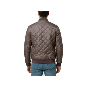 Blouson aviateur en cuir personnalisé, véritable peau de mouton et cuir de vachette, doublure douce, poignets côtelés, fermeture éclair, pour homme et femme, fabricant OEM - Product Image 2