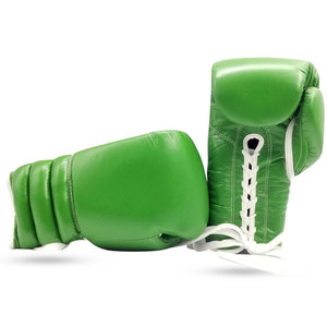 Gants de boxe Muay Thai 8oz en gros, personnalisables OEM, couleur et impression sur mesure, équipement de combat pour adultes en cuir PU synthétique - Product Image 1