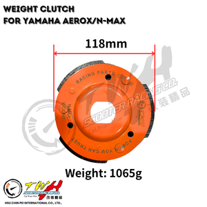 TWH N-MAX155 Piezas de Motocicleta de Carreras, Embrague de Peso para YAMAHA NMAX155 - Product Image 2