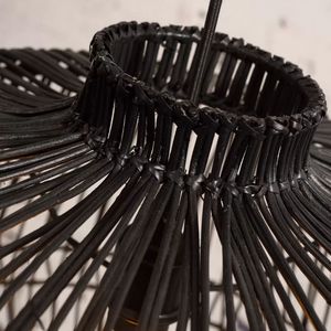 Lampe suspendue en rotin moderne pour la maison, pour la salle à manger et l'îlot de cuisine, élégante pour le salon - Product Image 6