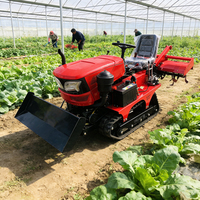 Tracteur à chenilles pour rizières 25HP 35HP à excellent rapport qualité-prix, qualité fiable, compatible avec motoculteur, bêcheuse et semoir