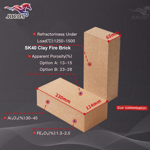 Bata Tahan Api <span class=keywords><strong>Fireclay</strong></span> Densitas Tinggi SK32 Sk34 Al2O3 42% Fire Clay Pizza Stone <span class=keywords><strong>Checker</strong></span> Brick - Product Image 3