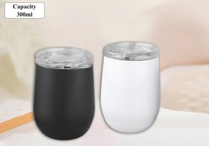 Termo Moderno de Acero Inoxidable de 350 ml, Antiderrames, con Aislamiento de Doble Pared, Taza para Café con Tapa, para Oficina y Viajes - Product Image 2