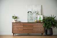 Aparador Moderno de Madera para Comedor, Mueble Buffet de 1.8m, Consola con Gran Capacidad de Almacenamiento para Hogar y Hotel, Pulau