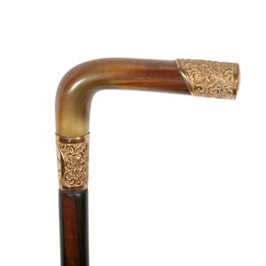 Canne de marche vintage rustique avec poignée, canne décorative faite à la main, canne de soutien traditionnelle, artisanale - Product Image 1