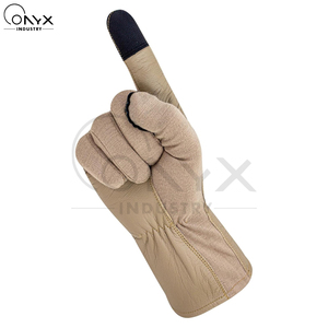 ถุงมือนิรภัย Nomex สำหรับงานหนัก ทนไฟ กันลื่น หนังแท้ สำหรับยุทธวิธี ล่าสัตว์ ยิงปืน ป้องกันมือ ถุงมือทำงานเพื่อความปลอดภัย - Product Image 6