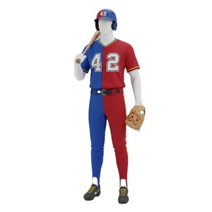 Ensemble de maillot et pantalon de baseball professionnel personnalisé, tissu respirant, vêtements de sport d'équipe pour hommes - Product Image 1